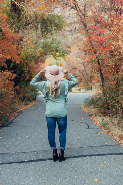 Ruffle My Fancy - Sage Mint