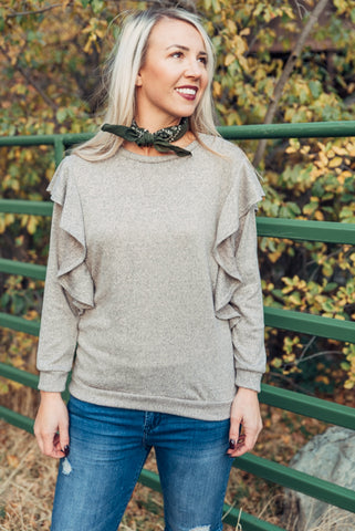 Bella Bell Sleeve - Navy