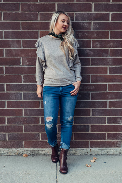 Ruffle My Fancy - Mocha