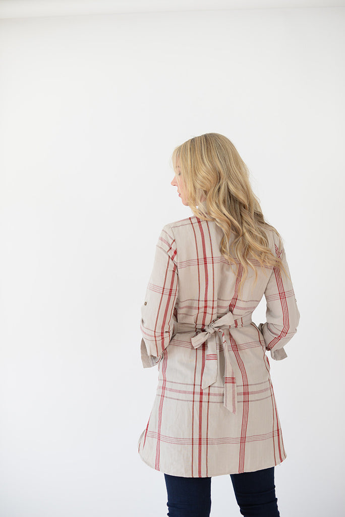 Red Plaid Tunic