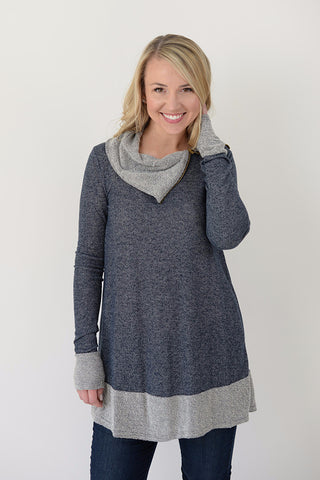 The Jersey Top - Heather Grey