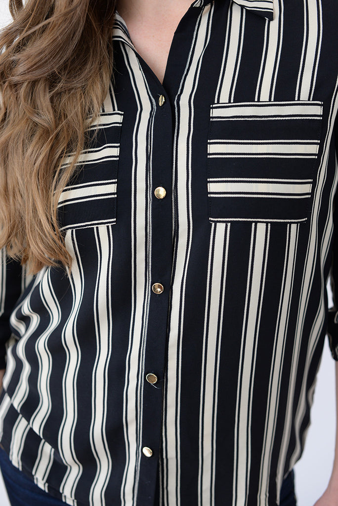 Gold 'n Pockets Blouse