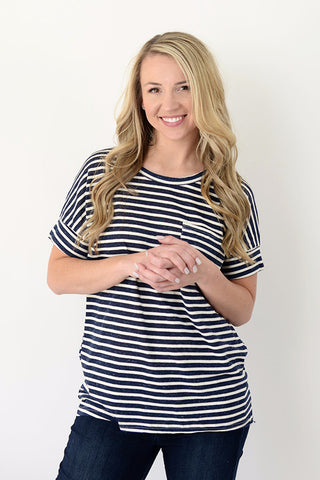 The Jersey Top - Heather Grey