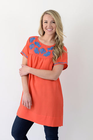 Bella Bell Sleeve - Navy