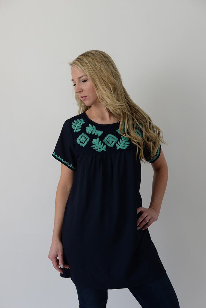 Funshine Blouse - Navy