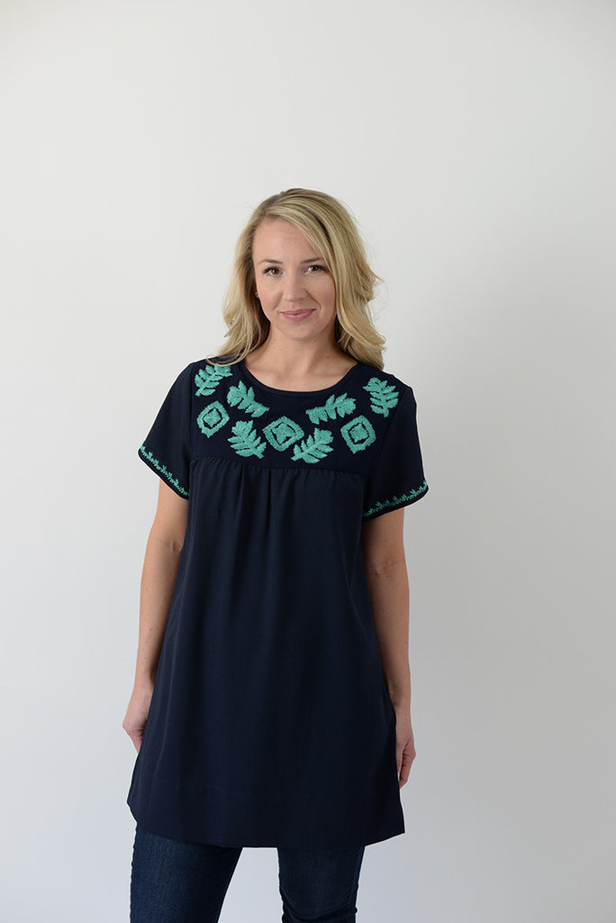Funshine Blouse - Navy