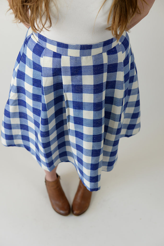 Gingham Picnic Skirt
