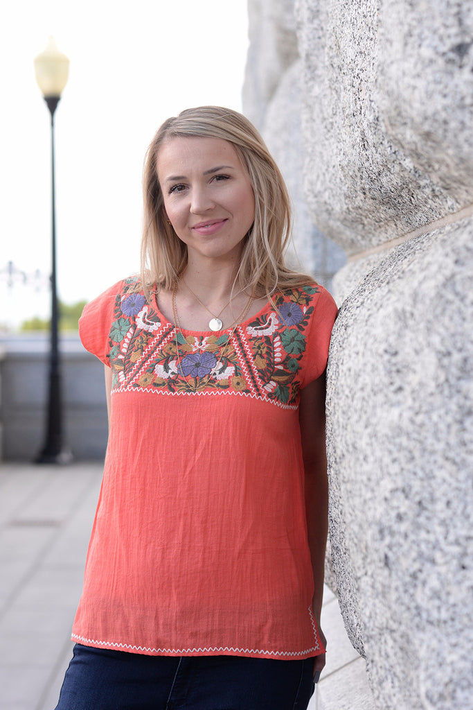 Fiesta Blouse - Poppy