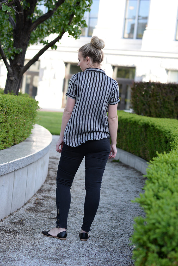 Gatsby Blouse - Black