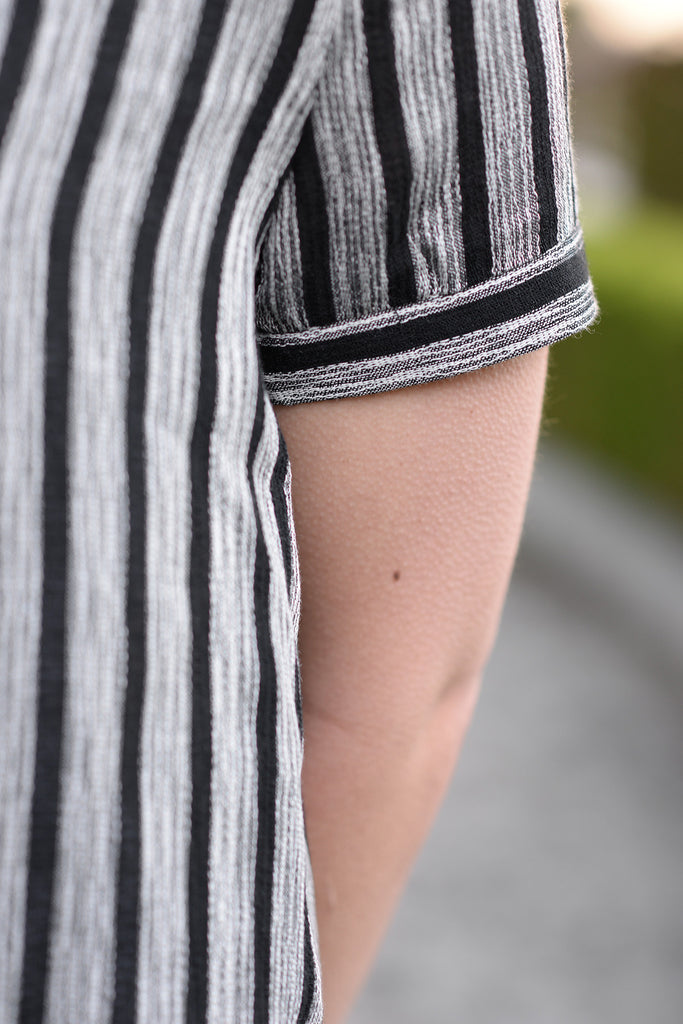 Gatsby Blouse - Black