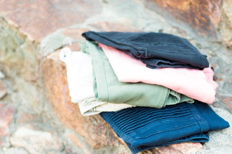 Moto Jeggings - Burgundy