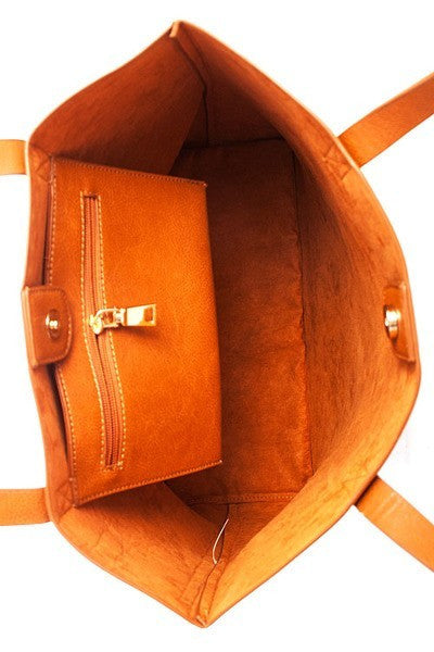 Hampton Tote - Brurgundy