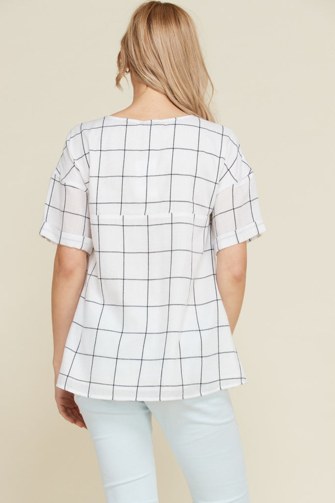 The Stephanie Blouse - White