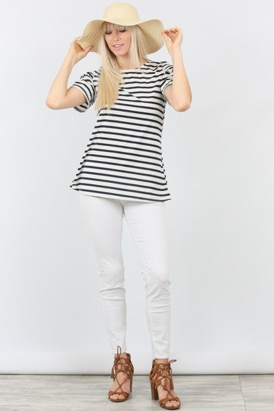 Bella Bell Sleeve - Navy