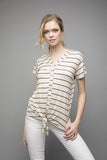 Addison Tie Top - Oatmeal