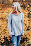 The Jersey Top - Heather Grey