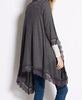 Crochet Lace Duster - Stone Blue