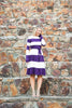 Colorblock Midi - Plum