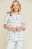 The Stephanie Blouse - White