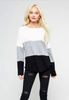 Cloudy Colorblock Sweater